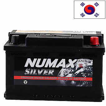 ���� ������������ NUMAX Silver 6CT 75Ah R+ 670A EN 276x173x175